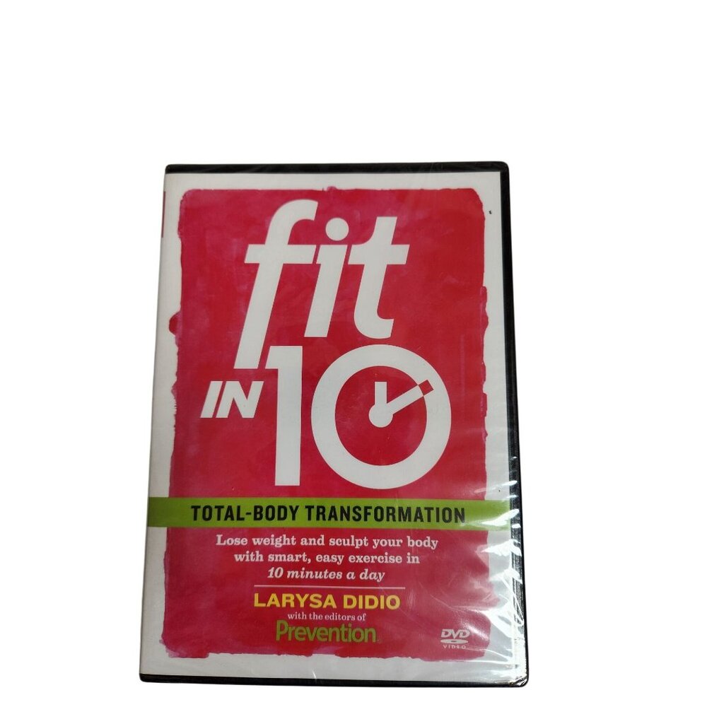 Fit In 10: Total-Body Transformation DVD By Larysa Didio  Weight Loss & Sculptin